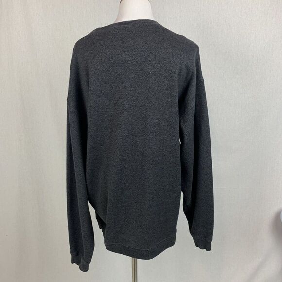 Tommy Bahama long sleeve gray knit pullover - Picture 4 of 6